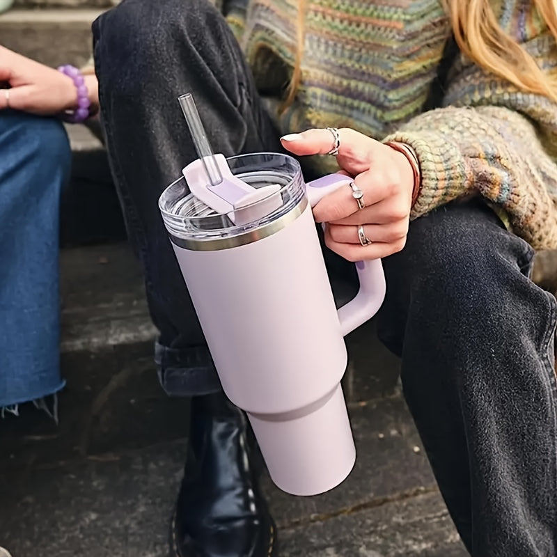 3 Reusable Transparent Straws with Cleaning Brushes – Perfect Fit for 20oz, 30oz & 40oz Tumblers