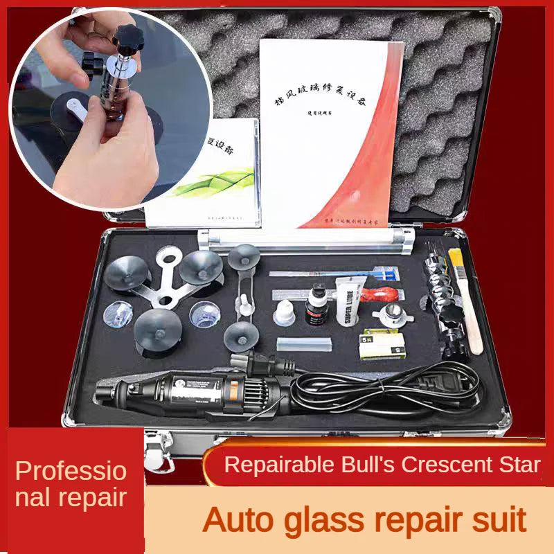 Automobile Broken Glass Repair Kit – Fix Windshield Cracks & Scratches Easily