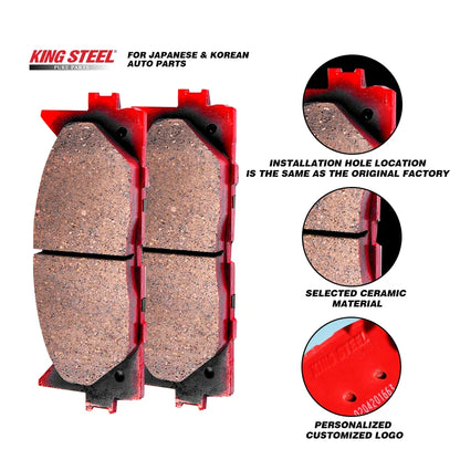 King Steel Brake Pads for Honda – High-Performance & Durable