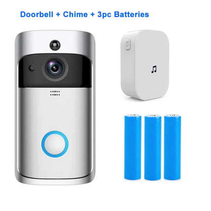 V5 Wireless Smart Doorbell Intercom System with HD Video Camera - Elevate Your Home Security!