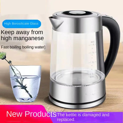 1.8L 1500W Electric Kettle – Fast Boiling, LED Light, Cool-Touch Handle, &amp; Dry Protection