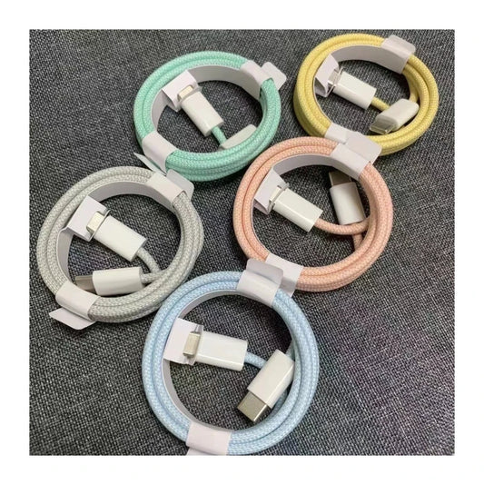 Colorful Braided Type-C Fast Charging Cable | Durable & Stylish