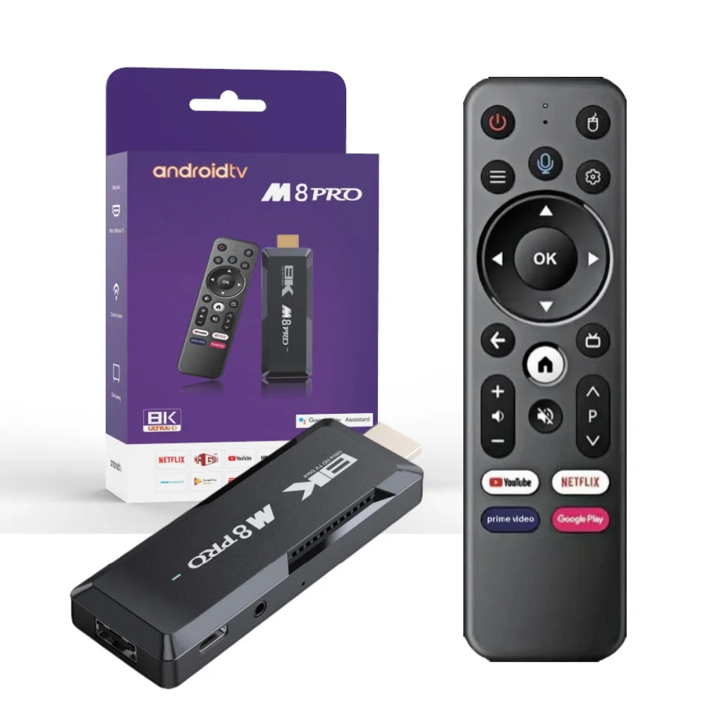 Revolutionary M8 PRO Portable Smart TV Stick - Experience Android 13.0 at Home!