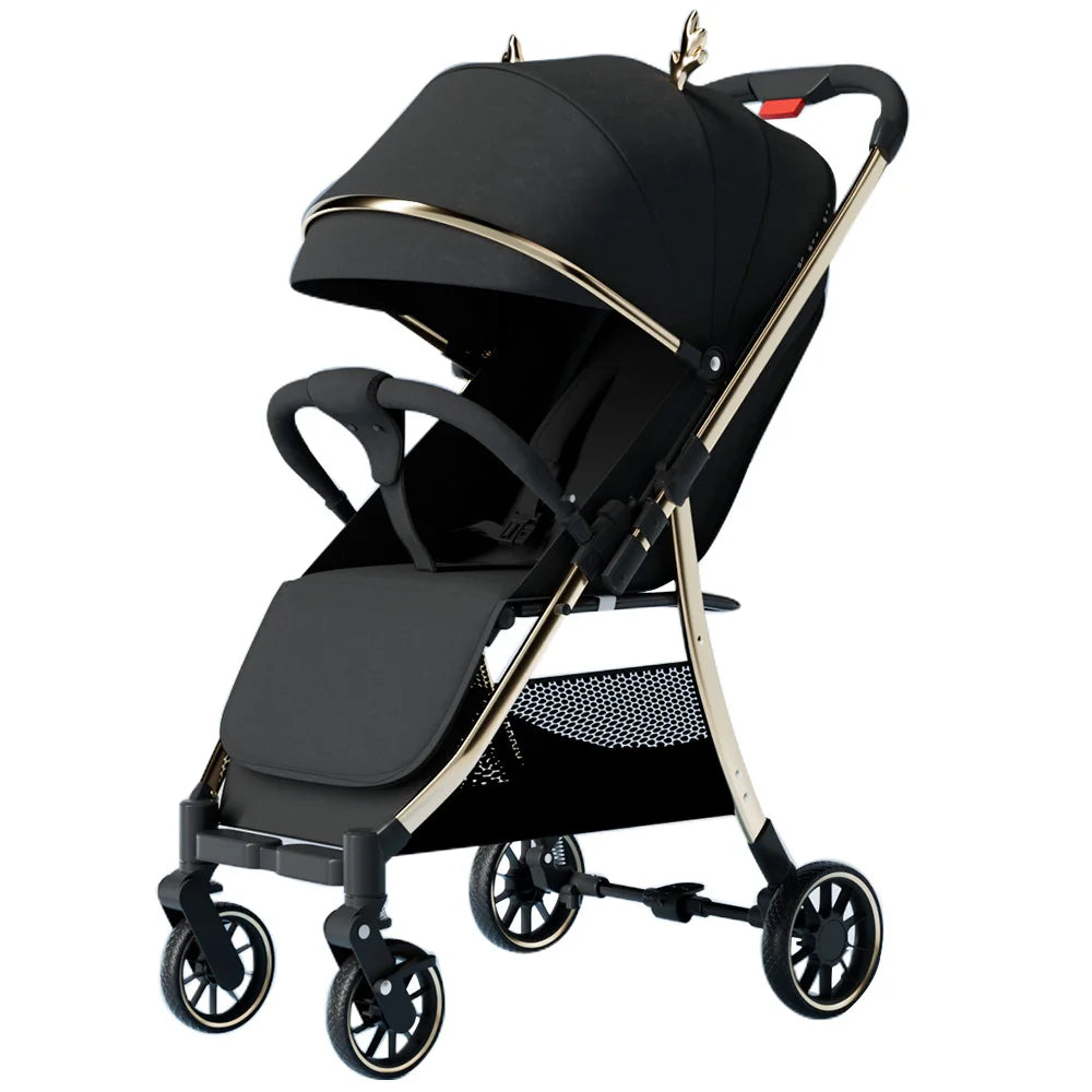 Luxury Lightweight Baby Stroller – Compact, Foldable & Travel-Friendly