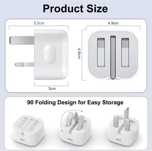 Hot Sale 20W PD Type-C Fast Charging Wall Charger | High-Quality & Affordable