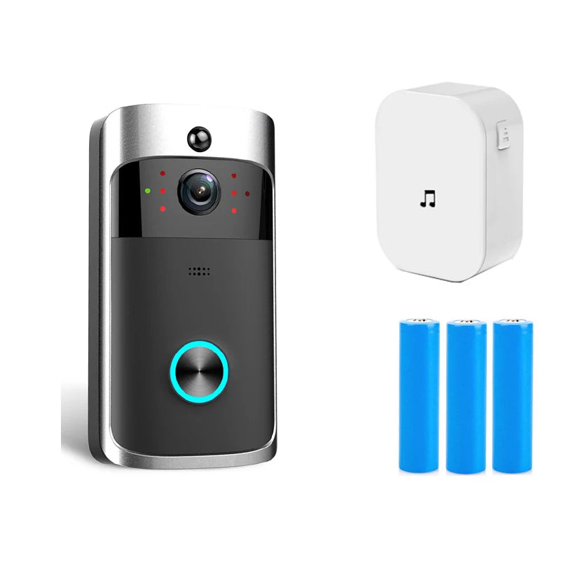 V5 Wireless Smart Doorbell Intercom System with HD Video Camera - Elevate Your Home Security!