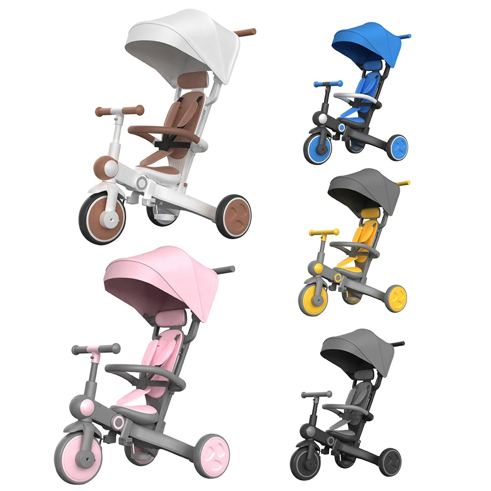 3-in-1 Kids Tricycle & Stroller – Convertible, Safe & Comfortable!