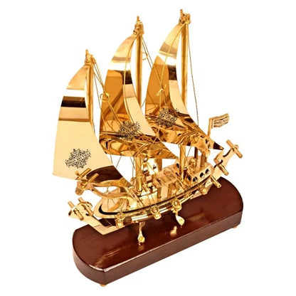 Golden Fortune Sailing Ship – Symbol of Wealth & Success