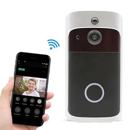 V5 Wireless Smart Doorbell Intercom System with HD Video Camera - Elevate Your Home Security!