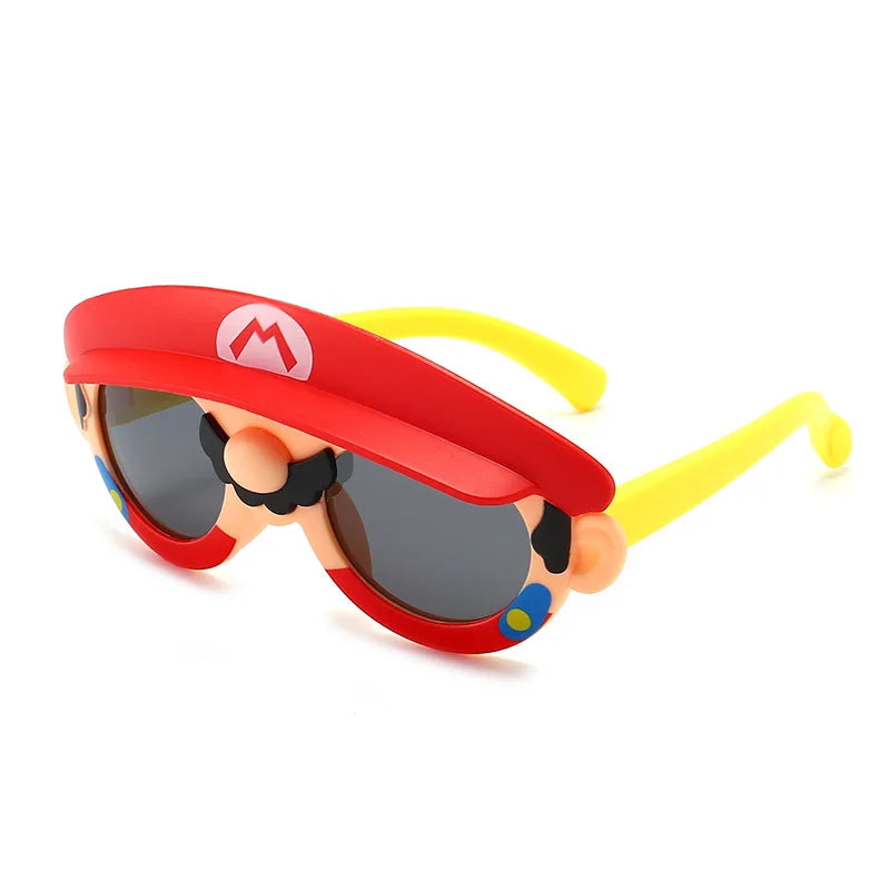 Super Mario-Themed Kids Sunglasses – Fun, UV Protection Shades!