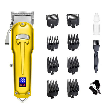 Professional Heavy-Duty Hair Clipper – Cordless &amp; LED Display