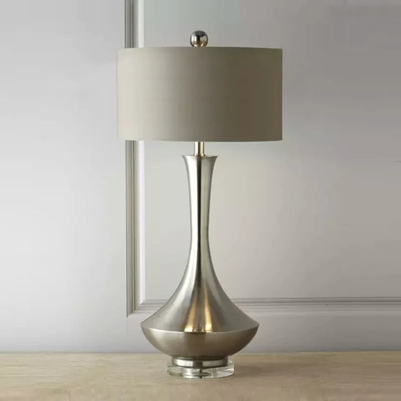 Luxury Gold & Black Table Lamp – Modern Elegance for Home & Office