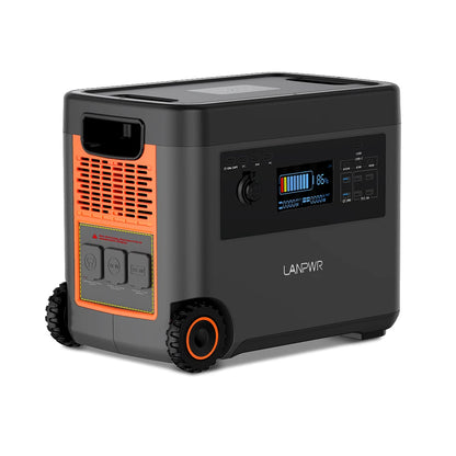 2500W Fast Charge Solar Generator – 2160Wh Portable Power Station for Outdoor Camping & Home Backup