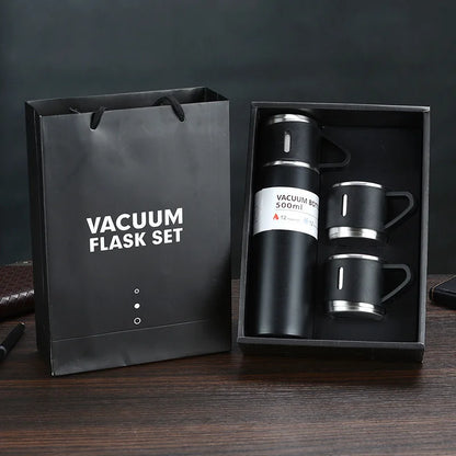 Luxury Stainless Steel Flask &amp; Mug Gift Set – Elegant &amp; Durable