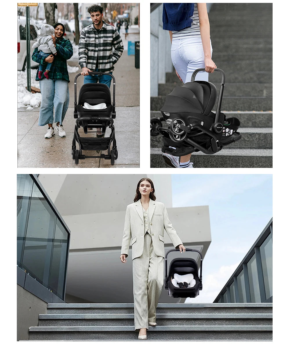 Luxury Lightweight Baby Stroller – Compact, Foldable & Travel-Friendly