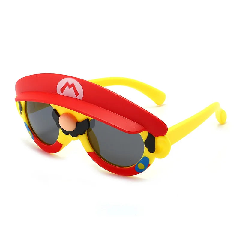 Super Mario-Themed Kids Sunglasses – Fun, UV Protection Shades!