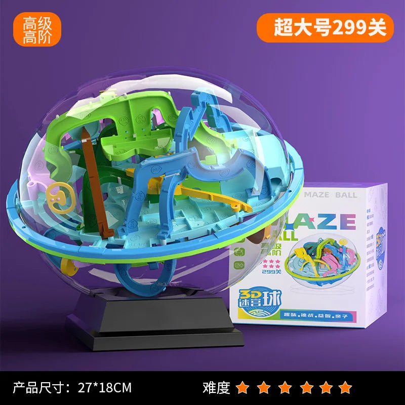 3D Gravity Maze Puzzle Set – Interactive Brain Teaser for All Ages!