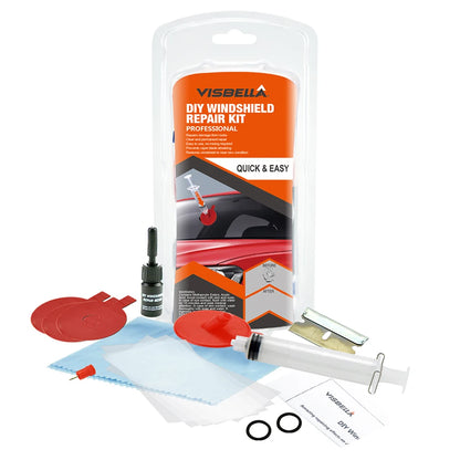 Visbella Windshield Repair Kit – DIY Glass Crack & Chip Fixer