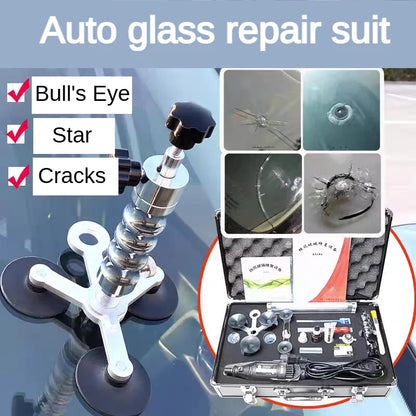 Automobile Broken Glass Repair Kit – Fix Windshield Cracks & Scratches Easily