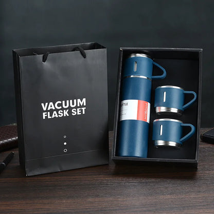 Luxury Stainless Steel Flask &amp; Mug Gift Set – Elegant &amp; Durable