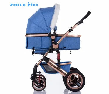 Luxury 3-in-1 Baby Stroller with Car Seat & Bassinet – All-Terrain Travel System