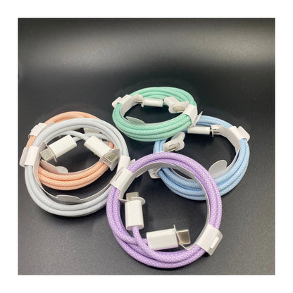 Colorful Braided Type-C Fast Charging Cable | Durable & Stylish