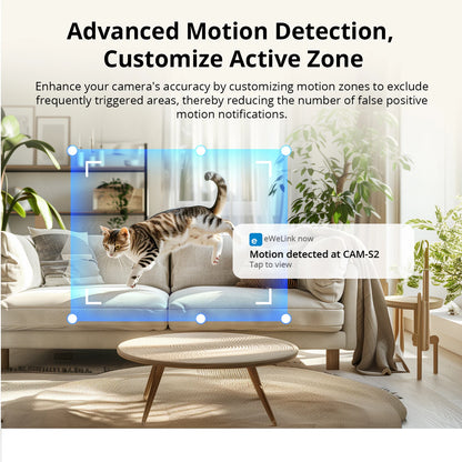 SONOFF Slim Gen2 WiFi Smart Home Security Camera - 1080P HD, Motion Detection Alerts, Night Vision, Compatible with Alexa & Google Home