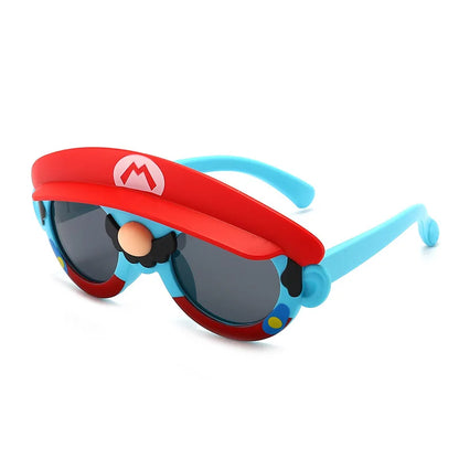 Super Mario-Themed Kids Sunglasses – Fun, UV Protection Shades!