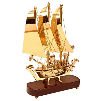 Golden Fortune Sailing Ship – Symbol of Wealth & Success