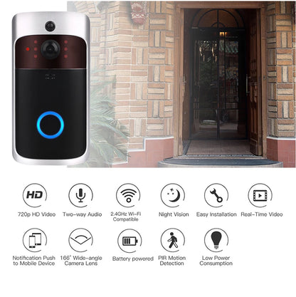 V5 Wireless Smart Doorbell Intercom System with HD Video Camera - Elevate Your Home Security!