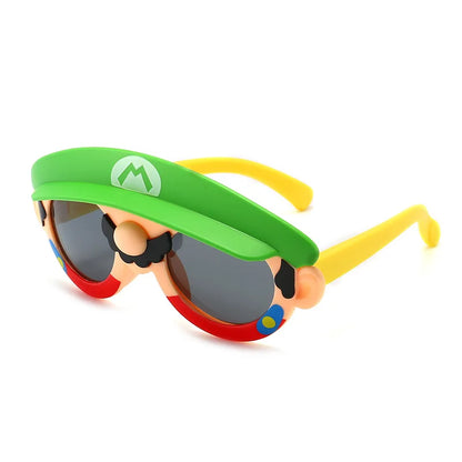 Super Mario-Themed Kids Sunglasses – Fun, UV Protection Shades!