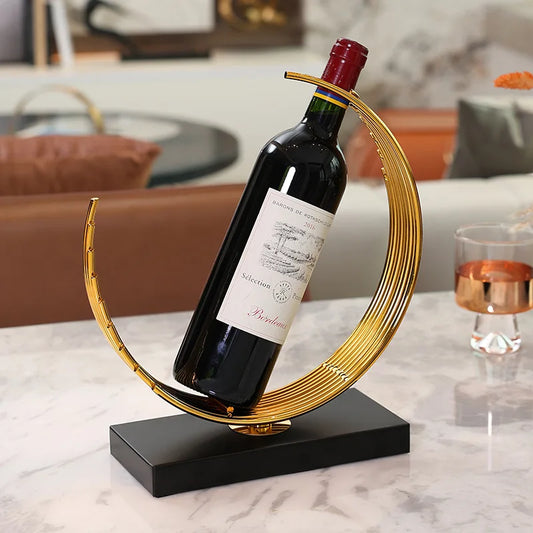 Modern Light Luxury Wine Rack – Elegant Decorative Stand for Home &amp; Dining Spaces