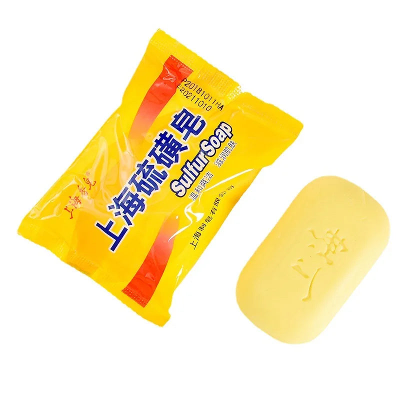 Asia Sulfur Soap –  for Face & Body for Skin Oil Control Facial Cleansing Healthy Clean Skin Care