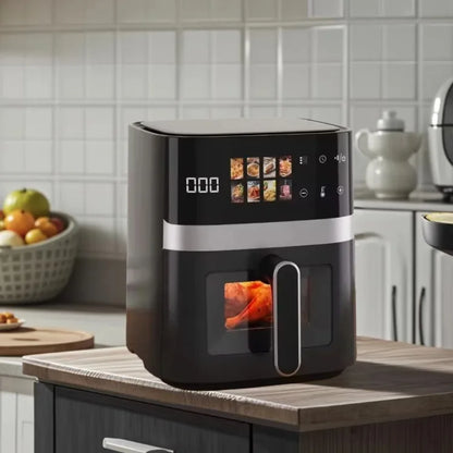 Smart Digital Air Fryer Oven – Large Capacity & Touchscreen Control!