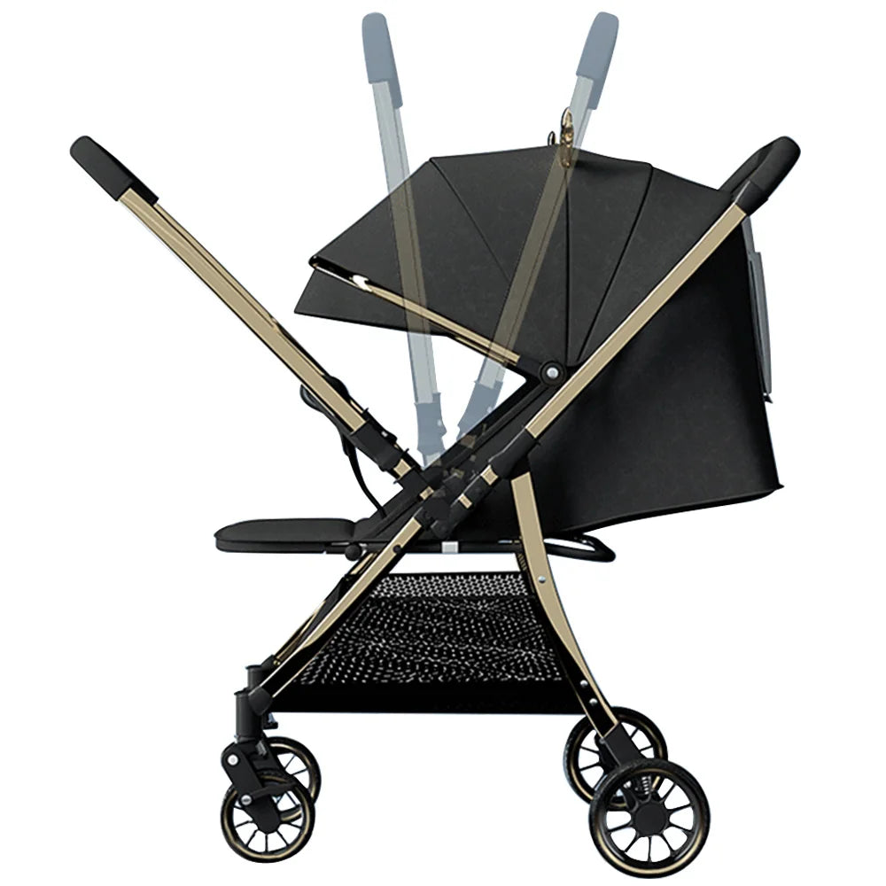 Luxury Lightweight Baby Stroller – Compact, Foldable & Travel-Friendly