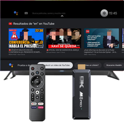 Revolutionary M8 PRO Portable Smart TV Stick - Experience Android 13.0 at Home!