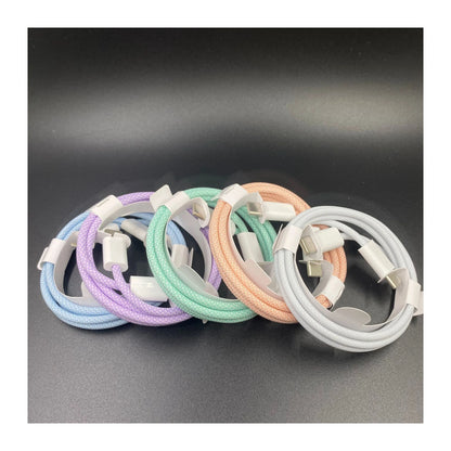 Colorful Braided Type-C Fast Charging Cable | Durable & Stylish