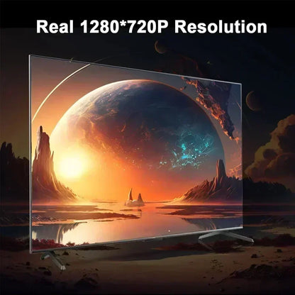 New 2025 4K Android 11 Dual Wifi6 200 ANSI Allwinner H713 BT5.0 1080P 1280*720P Home Cinema Outdoor portable Projetor