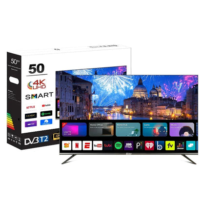 50-Inch 4K UHD Smart Hotel TV with Stunning Full-Screen LED Display