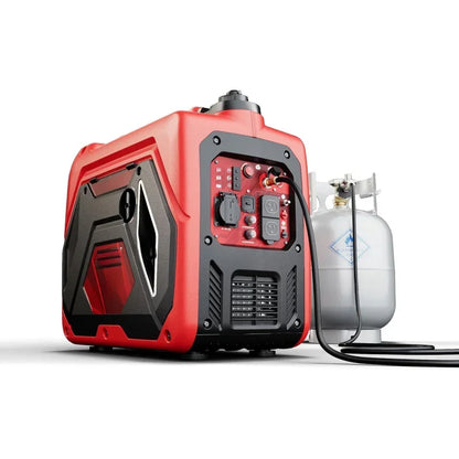 Versatile 3-Fuel Portable Inverter Generator - Perfect for Outdoor Adventures, Camping, and Emergency Backup with Transfer Switch Compatibility